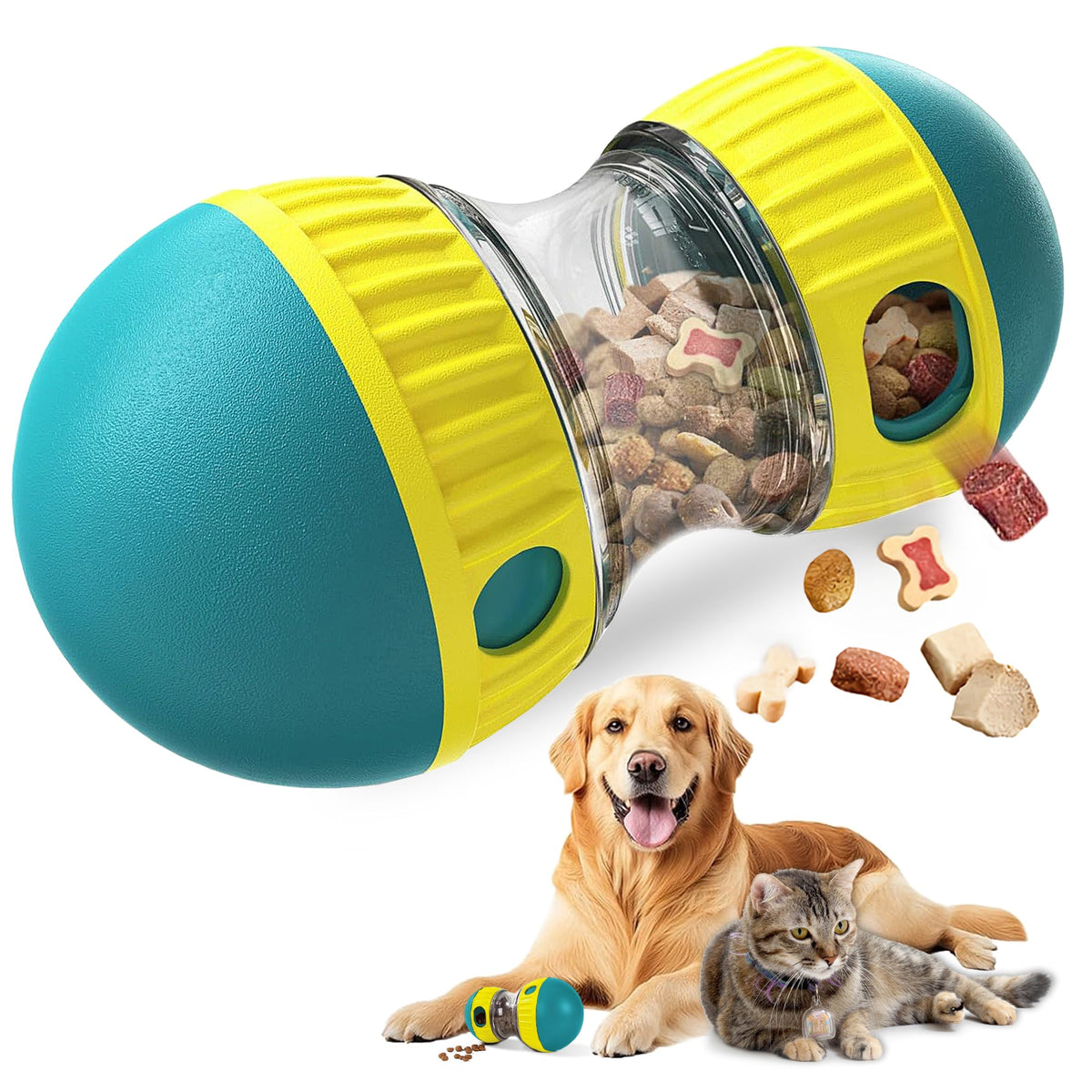 Snack Attack Treat Ball - adjustable treat dispensing ball for dogs